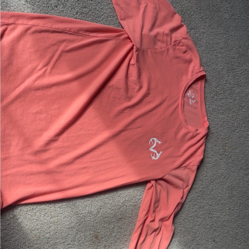 Realtree Coral Tee with White Logo